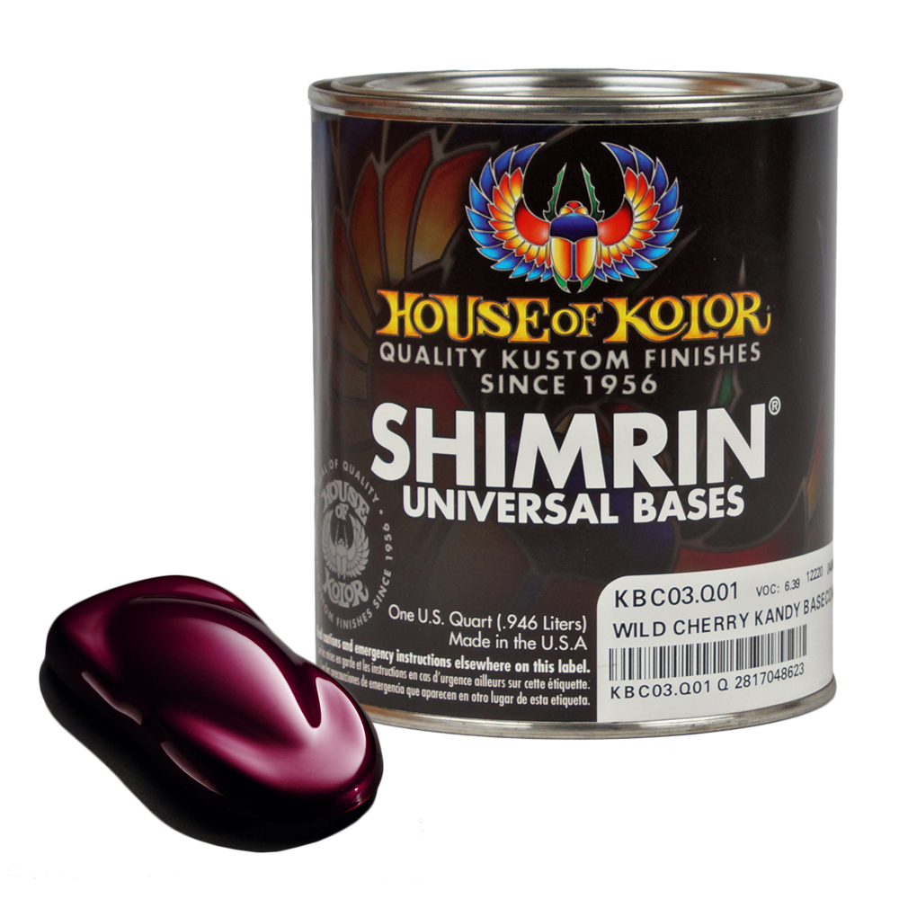 良質  House eBay | (Quart) Basecoat Kandy Cherry Wild KBC03 Kolor of 帽子