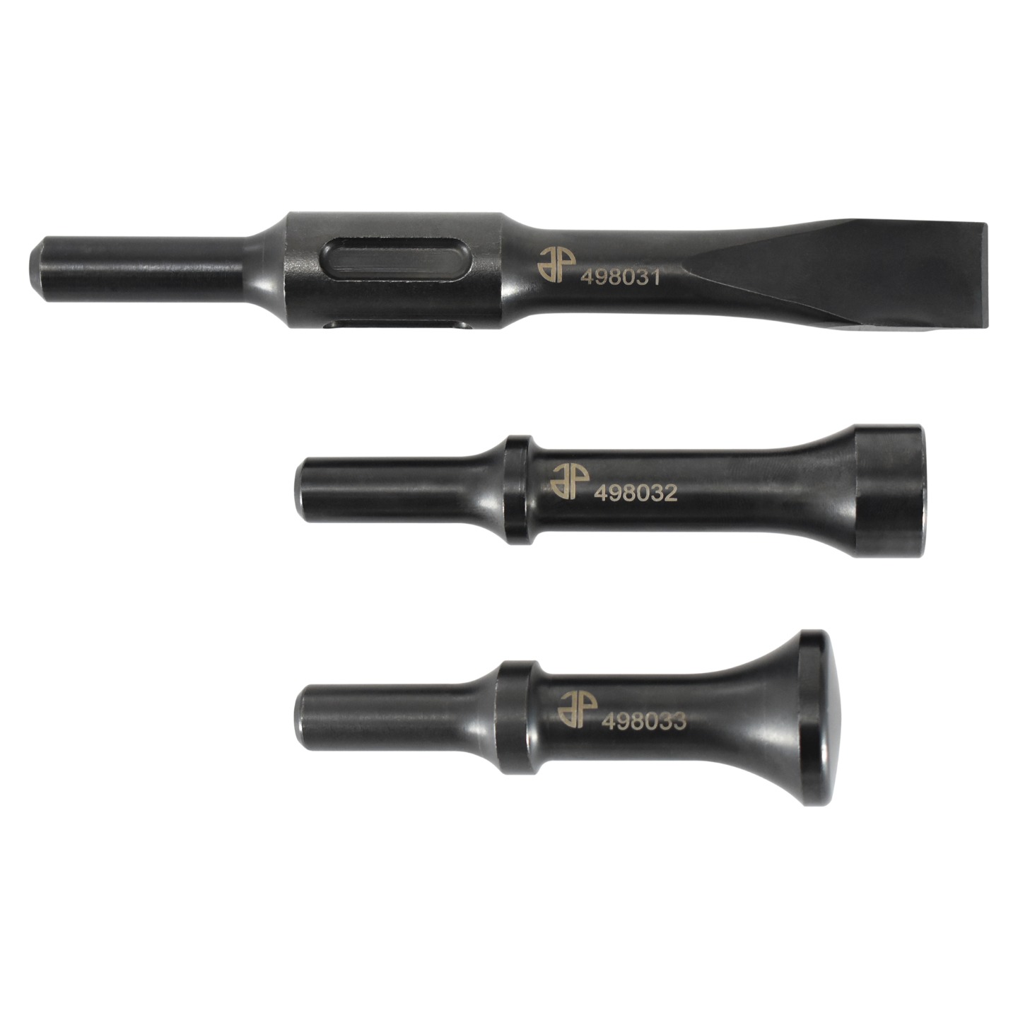 Astro Pneumatic 49803 3-Piece Chisel & Hammer Bit Set