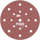 3M 34803 Flexible Dust Free Hook & Loop P1000 Grit 6 in. Sanding Disc (25/Pack)