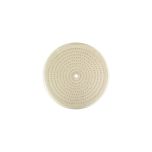 AES Industries K-158 8 in. Diameter Cotton Buffing Wheel