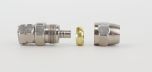 Reusable Straight Hose Connector 1/4 in NPS