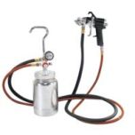 2 Quart Pressure Pot with Gun and Hose Black Handle (1.2mm Nozzle)