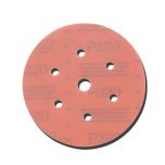 Red Abrasive Hookit Dust-Free 6 in. P320 Grit Sanding Disc (50/Box)