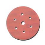 Red Abrasive Hookit Disc Dust Free 6 inch P220 Grit