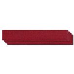 Red Abrasive Hookit File Sheet 220 Grade (2.75 in X 16.5 in)
