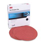 Red Abrasive Hookit 8 in. P80 Grit Sanding Disc (25/Box)