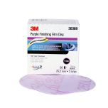 Hookit 3 in. 1000 Grit Purple Finishing Film Sanding Disc (50/Box)