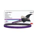 3M 33437 Cubitron II Purple 3/8 in. x 13 in. 36+ Grit File Sanding Belt (10 ct)