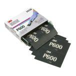 3M Flexible Abrasive Hookit Sheet 270J P600 Grit 5.5 in x 6.8 in (25 Sheets)