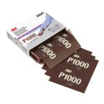3M Hookit Flexible Abrasive Hand Sheet 270J P1000 Grit 5.5 in x 6.8 in (25 Sheets)
