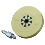 Scotch-Brite Fine Grade 4 in. Stripe Off Wheel with Mandrel
