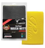 NANOSKIN Yellow Medium AutoScrub Wash Mitt (9in. X 6in.)