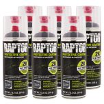Raptor 2K Basalt Gray Spray-On Truck Bedliner Aerosol 6 Pack (13.2 oz)