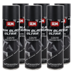 SEM 49133 Trim Matte Black Ultra 14.5 oz (6 Pack)