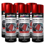 Dupli-Color MC200 Metallic Red Automotive Spray Paint 11 fl oz (6 Pack)
