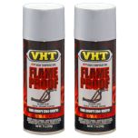 VHT FlameProof SP117 Very High Temperature Flat Aluminum Paint 11 oz (2 Pack)