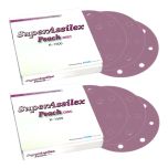 Super Assilex 193-2525 Super-Tack 6 in 1500 Grit Peach Sanding 2 Pack (50 Discs)