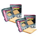 Gerson 020004G Gold 36 in. x 18 in. Supreme Tack Cloth (2 Pack/24 Cloths)