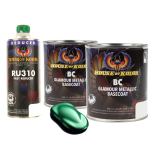 House Of Kolor C2C-BC09 Planet Green Metallic Basecoat 2 Quart Kit +Fast Reducer