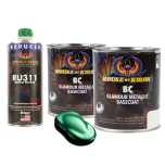 House Of Kolor C2C-BC09 Planet Green Metallic Basecoat 2 Quart Kit + Med Reducer