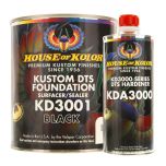 Kustom DTS Foundation Black Surfacer Sealer Kit w/ Hardener (Gallon)