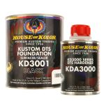 Kustom DTS Foundation Black Surfacer Sealer Kit w/ Hardener (Quart)