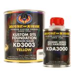 Kustom DTS Foundation Yellow Surfacer Sealer Kit w/ Hardener (Quart)