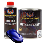 House of Kolor UK05 Cobalt Blue Urethane Kandy Kolor Quart Kit w/ Catalyst