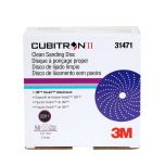 Cubitron II Hookit 5 in. 220+ Grit Clean Sanding Abrasive Disc (50/Box)