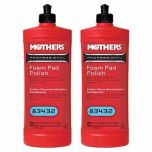 Mothers 83432 Professional Automotive Finish Foam Pad Polish 32 oz (2 Pack)