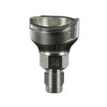 PPS 26007 #S6 1/4 in - 19 TPI BSP Male Adapter for Series 2.0 Spray Cup System