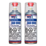 SprayMax 3680069 2K High Speed Clear Coat Aerosol 11.3 oz (2 Pack)