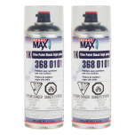 SprayMax 3680101 Gloss Black 1K Trim Paint Aerosol 11.3 oz (2 Pack)