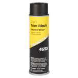 Transtar 4653 2 in 1 Trim Aerosol Satin Black (20 oz)