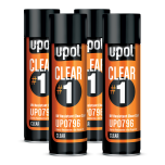 CLEAR #1 UV-Resistant High Gloss Clearcoat 450 mL (4 Pack)