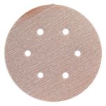 A275OP Vacuum NorGrip Sanding Disc 6 in P320 Grit Hook and Loop
