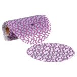 3M 31653 Cubitron II Purple Hook and Loop 6 in. 180+ Grit Sanding Disc Roll