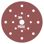 3M 34802 Flexible Dust Free Hook & Loop P800 Grit 6 in. Sanding Disc (25/Pack)
