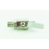 Ball Valve 1/4 in MNPS x 1/4 in MNPT 500 psi Brass