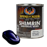 House of Kolor KBC05 Cobalt Blue Shimrin Kandy Basecoat Auto Paint 1 Quart