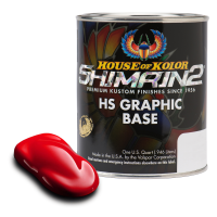 House of Kolor SG104-Q01 Solid Graphic Euro Red Universal Basecoat (Quart)