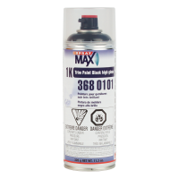 SprayMax 3680101 1K Trim Paint Gloss Black 11.3 oz