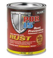 POR-15 45308 Rust Preventative Coating Silver (Pint)