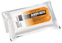 DeWipe-Outs Pre-Saturated Normal Climate Prep Wipe 11 x 17 in. (50/pk)