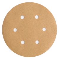 Sunmight Gold 6 in. 6 Hole Velcro Disc 220 Grit (50/Box)
