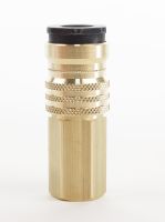 Quick Disconnect Coupler 1/4 in FNPT Steel Natural