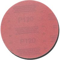 3M Red Abrasive Hookit Disc 6 inch P120 Grit (50 Discs/Box)