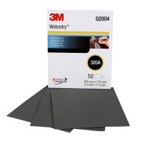 Wetordry 9 in x 11 in 320 Grit 413Q Abrasive Sheet (50/Box)