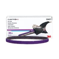 3M 33437 Cubitron II Purple 3/8 in. x 13 in. 36+ Grit File Sanding Belt (10 ct)