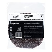 Soft Buff Rotary Wool Heavy Cutting Pad (7 Inch)